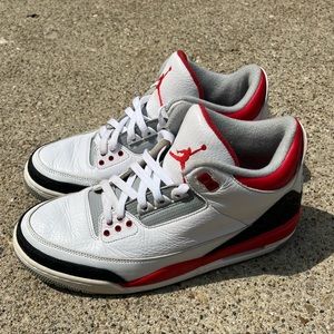 Jordan 3 Fire Red Size 10
